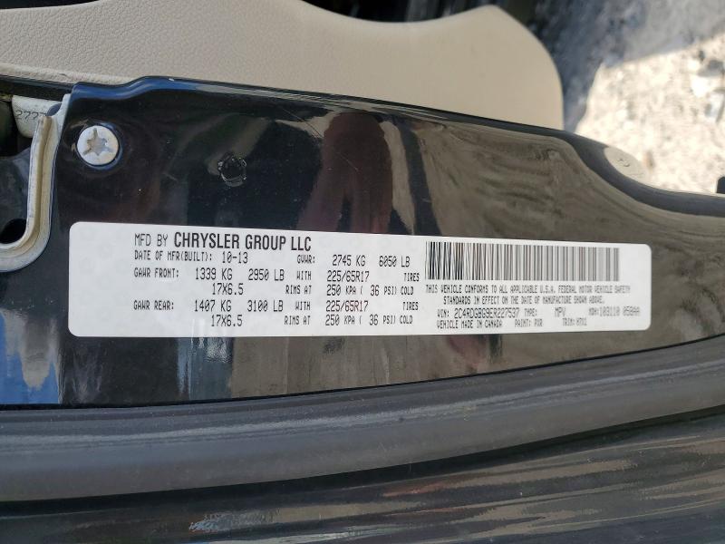 Продажа на аукционе авто 2014 Dodge Grand Caravan, vin: 2C4RDGBG9ER227537, номер лота: 51007226