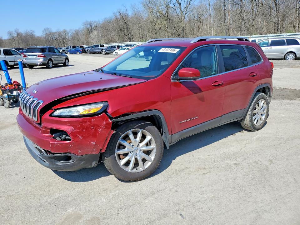 49133186 :رقم المزاد ، 1C4PJMDS9GW100314 vin ، 2016 Jeep Cherokee مزاد بيع