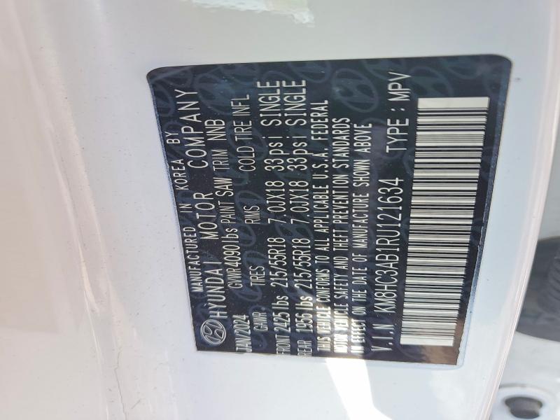 Продажа на аукционе авто 2024 Hyundai Kona, vin: KM8HC3AB1RU121634, номер лота: 50679356
