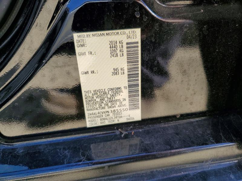 51486786 :رقم المزاد ، 1N4AL4CVXPN385550 vin ، 2023 Nissan Altima مزاد بيع