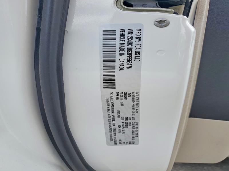 Продажа на аукционе авто 2023 Chrysler Pacifica, vin: 2C4RC1BG3PR563476, номер лота: 49578826