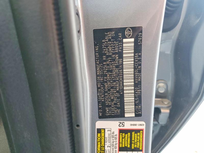50195316 :رقم المزاد ، 4T1DAACK6SU614186 vin ، 2025 Toyota Camry مزاد بيع