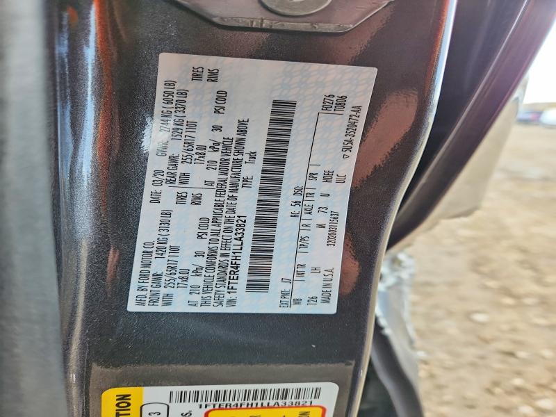 48447836 :رقم المزاد ، 1FTER4FH1LLA33821 vin ، 2020 Ford Ranger مزاد بيع