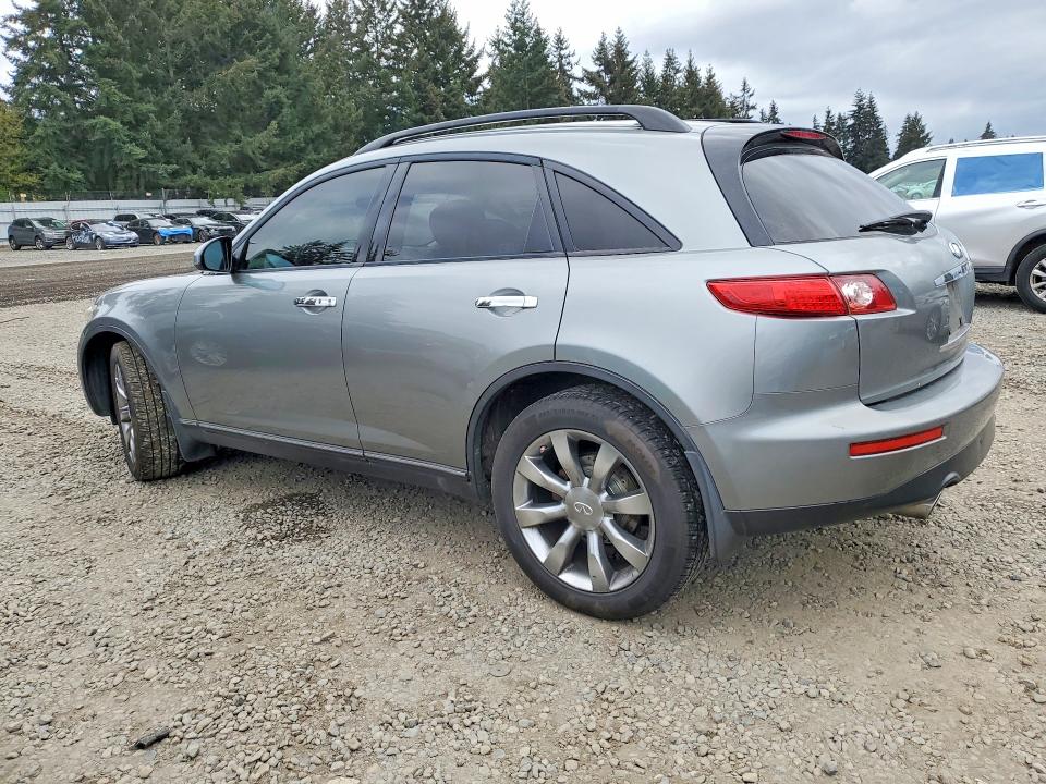 51344986 :رقم المزاد ، JNRAS08W45X219341 vin ، 2005 Infiniti Fx35 مزاد بيع