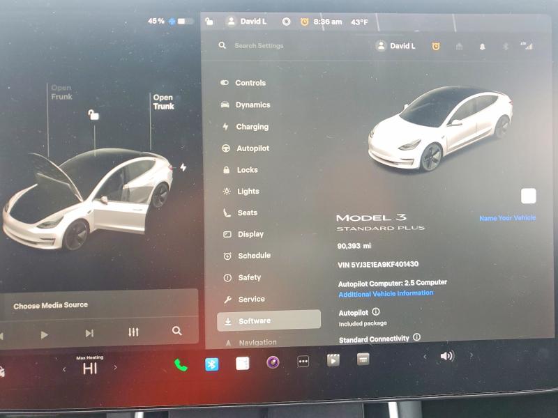 2019 Tesla Model 3 მანქანა იყიდება აუქციონზე, vin: 5YJ3E1EA9KF401430, აუქციონის ნომერი: 48503206
