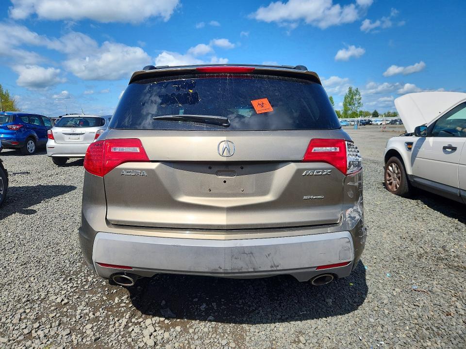 49857866 :رقم المزاد ، 2HNYD28299H000526 vin ، 2009 Acura Mdx مزاد بيع
