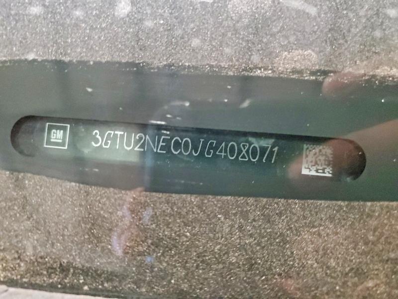 2018 Gmc Sierra მანქანა იყიდება აუქციონზე, vin: 3GTU2NEC0JG408071, აუქციონის ნომერი: 50793576
