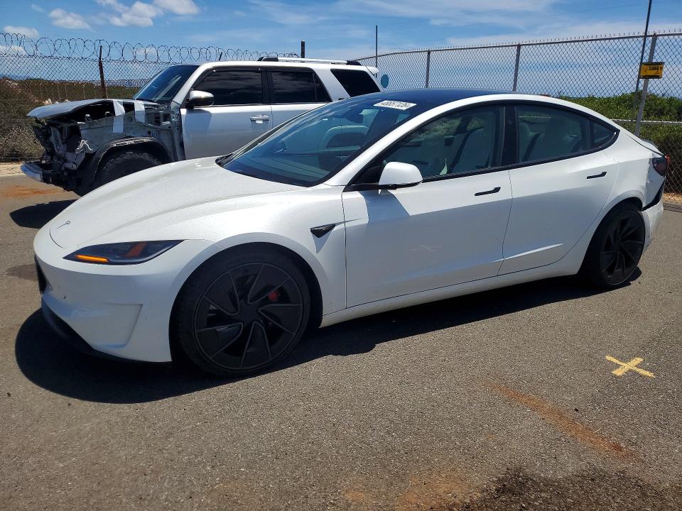 2024 Tesla Model 3 მანქანა იყიდება აუქციონზე, vin: 5YJ3E1ET7RF773909, აუქციონის ნომერი: 48857126