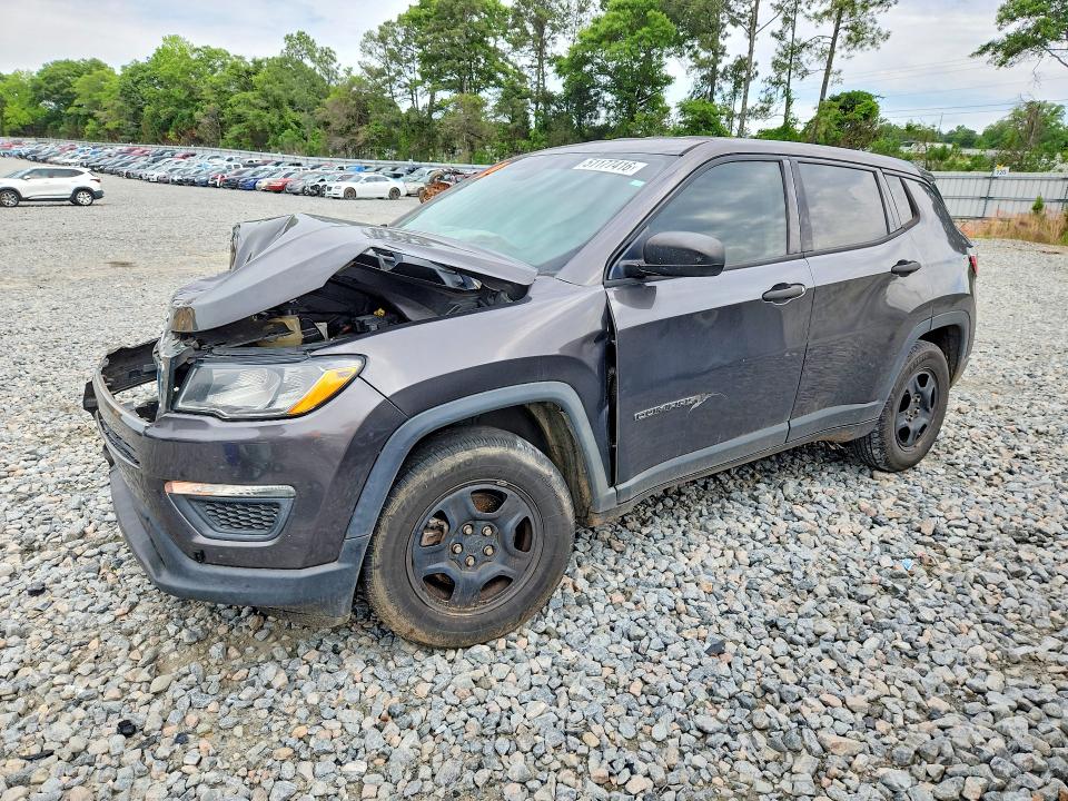 Продаж на аукціоні авто 2018 Jeep Compass, vin: 3C4NJCAB9JT330227, номер лоту: 51177416