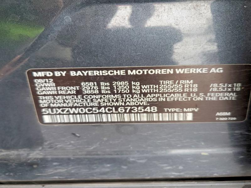 Продажа на аукционе авто 2012 Bmw X5, vin: 5UXZW0C54CL673548, номер лота: 47661786