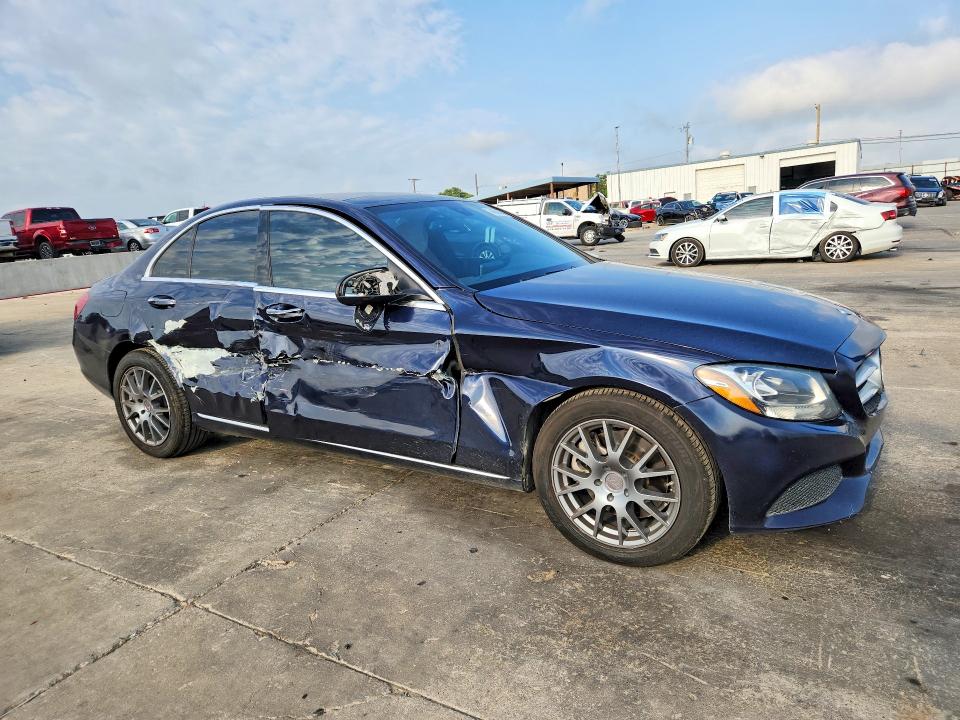 49984046 :رقم المزاد ، WDDWF4KB4JR347848 vin ، 2018 Mercedes-benz C مزاد بيع