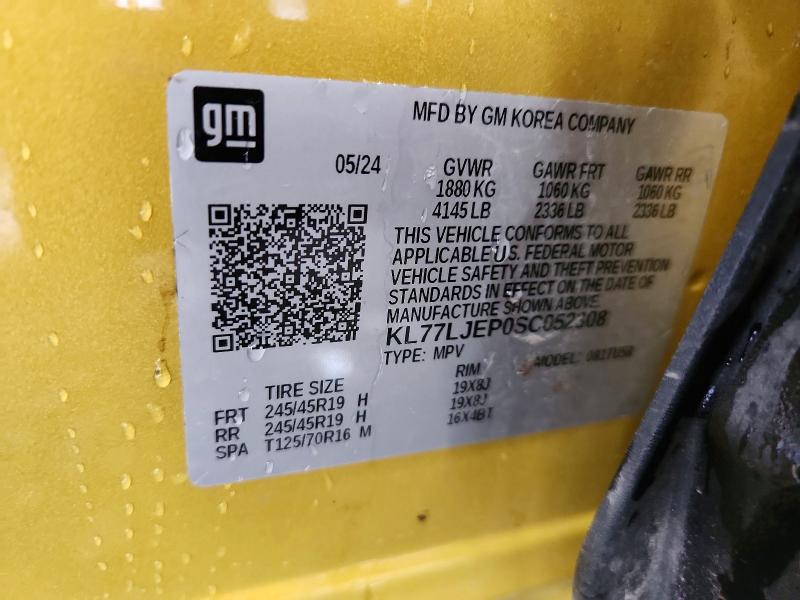 Aukcja sprzedaży 2025 Chevrolet Trax, vin: KL77LJEP0SC052308, numer aukcji: 50317196