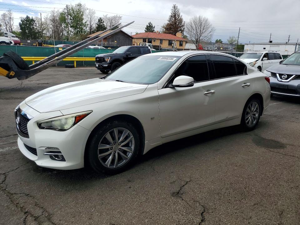 50068336 :رقم المزاد ، JN1BV7AR4FM423457 vin ، 2015 Infiniti Q50 مزاد بيع