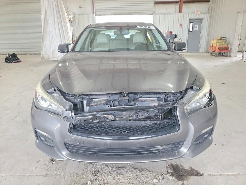 49480026 :رقم المزاد ، JN1BV7AR9FM399124 vin ، 2015 Infiniti Q50 مزاد بيع