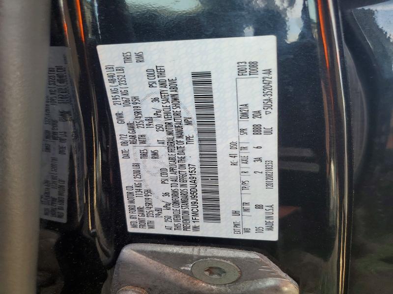 Продаж на аукціоні авто 2013 Ford Escape, vin: 1FMCU9J95DUA91537, номер лоту: 50124246