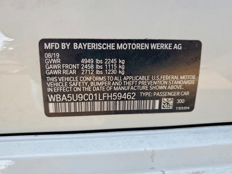 Aukcja sprzedaży 2020 Bmw M340xi, vin: WBA5U9C01LFH59462, numer aukcji: 50324416