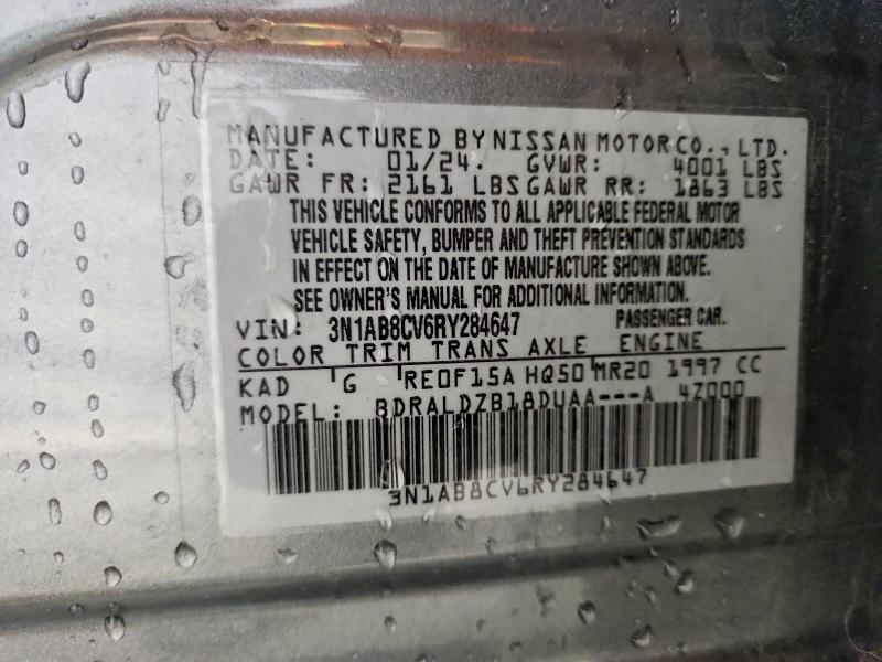 48398076 :رقم المزاد ، 3N1AB8CV6RY284647 vin ، 2024 Nissan Sentra مزاد بيع