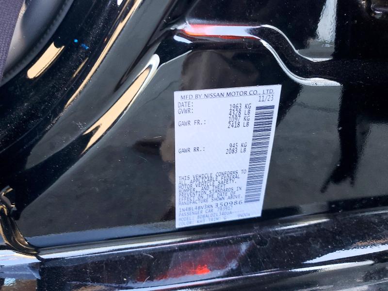 Продаж на аукціоні авто 2024 Nissan Altima, vin: 1N4BL4BV3RN350986, номер лоту: 49653066