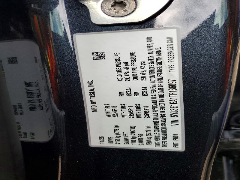 Продажа на аукционе авто 2026 Tesla Model 3, vin: 5YJ3E1EA1TF136097, номер лота: 51115416