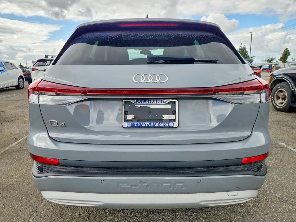 2023 Audi Q4 E-tron მანქანა იყიდება აუქციონზე, vin: WA1BCBFZ5PP015591, აუქციონის ნომერი: 50680606