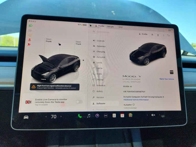 2024 Tesla Model Y მანქანა იყიდება აუქციონზე, vin: 7SAYGAEE5RF987107, აუქციონის ნომერი: 50238256