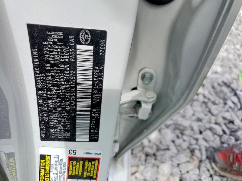 Aukcja sprzedaży 2025 Toyota Camry, vin: 4T1DAACK5SU122572, numer aukcji: 51608746