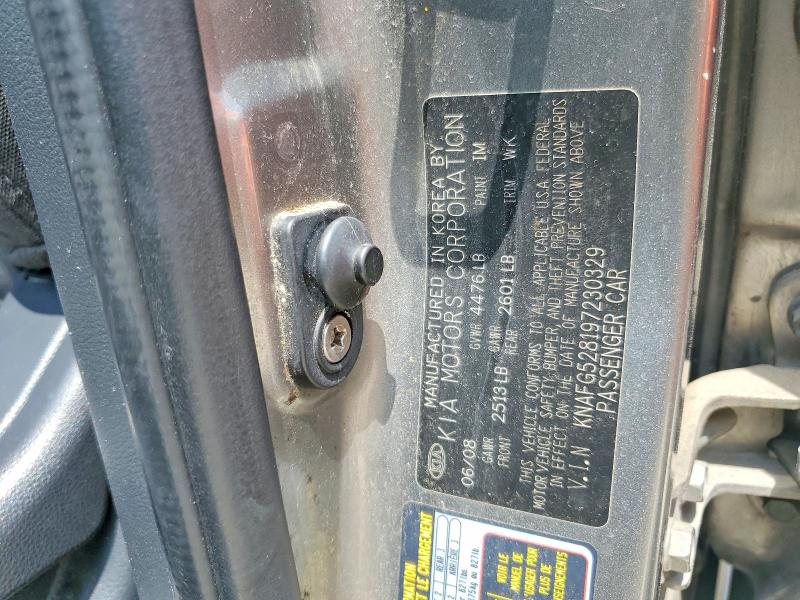 51588486 :رقم المزاد ، KNAFG528197230329 vin ، 2009 Kia Rondo مزاد بيع