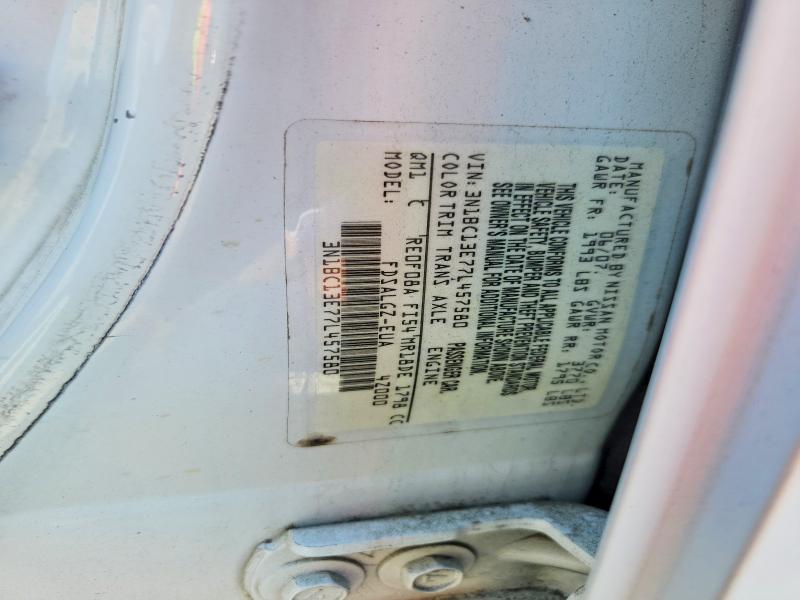 Продажа на аукционе авто 2007 Nissan Versa, vin: 3N1BC13E77L457580, номер лота: 50291146