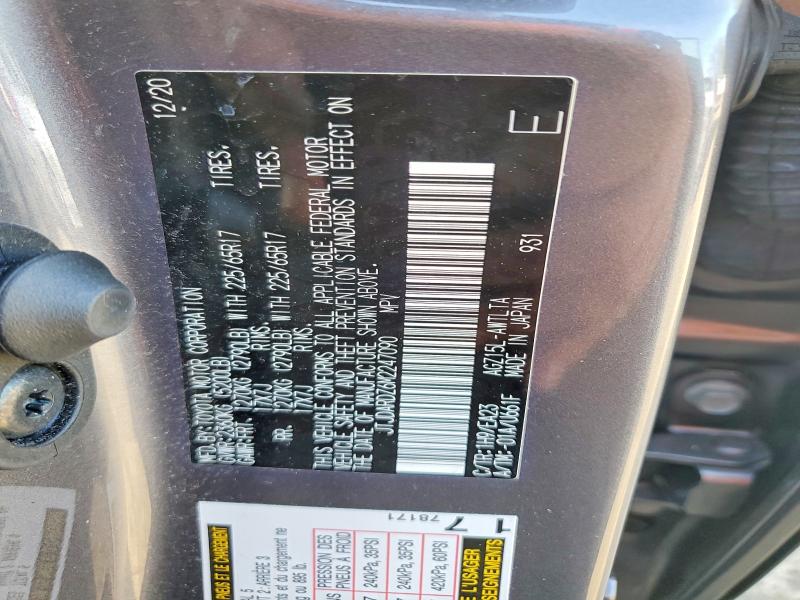 Aukcja sprzedaży 2021 Lexus Nx 300, vin: JTJDARDZ6M2247090, numer aukcji: 50733136