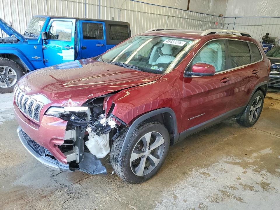 49422646 :رقم المزاد ، 1C4PJMDX3KD227933 vin ، 2019 Jeep Cherokee مزاد بيع
