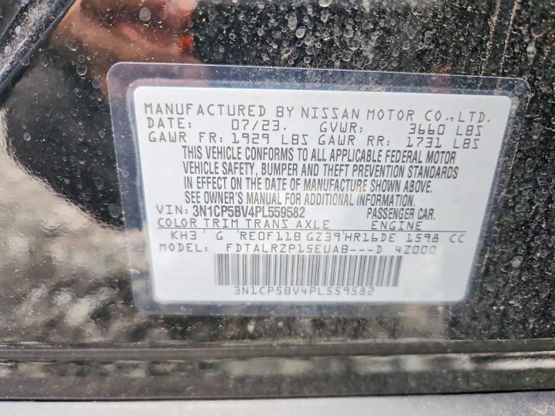 Aukcja sprzedaży 2023 Nissan Kicks, vin: 3N1CP5BV4PL559582, numer aukcji: 47777726