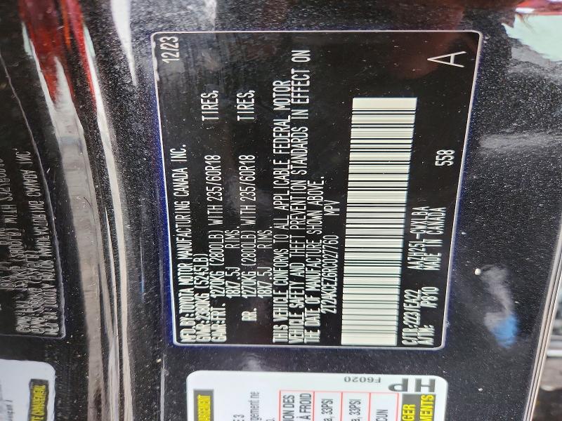 48140786 :رقم المزاد ، 2T2AKCEZ6RC027760 vin ، 2024 Lexus Nx 350h مزاد بيع