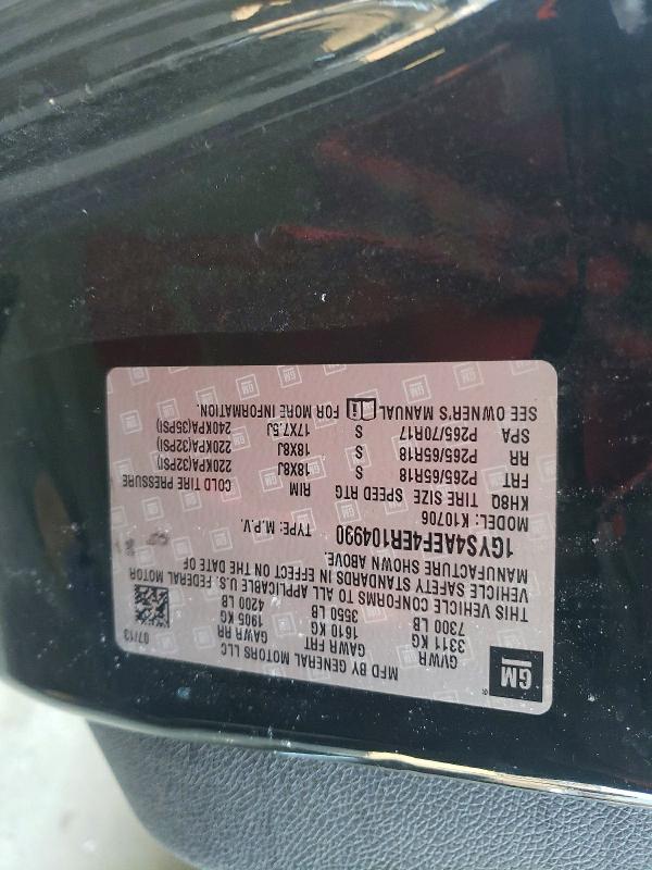 50702976 :رقم المزاد ، 1GYS4AEF4ER104990 vin ، 2014 Cadillac Escalade مزاد بيع