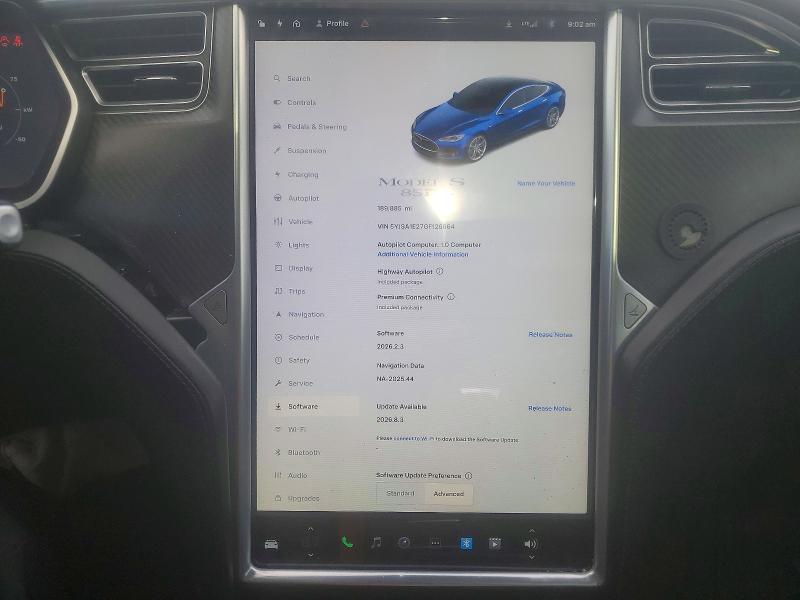 49512366 :رقم المزاد ، 5YJSA1E27GF126664 vin ، 2016 Tesla Model S مزاد بيع