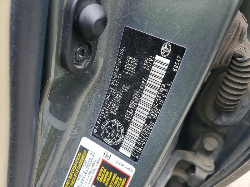 47233736 :رقم المزاد ، 4T1BF1FK8EU778287 vin ، 2014 Toyota Camry مزاد بيع