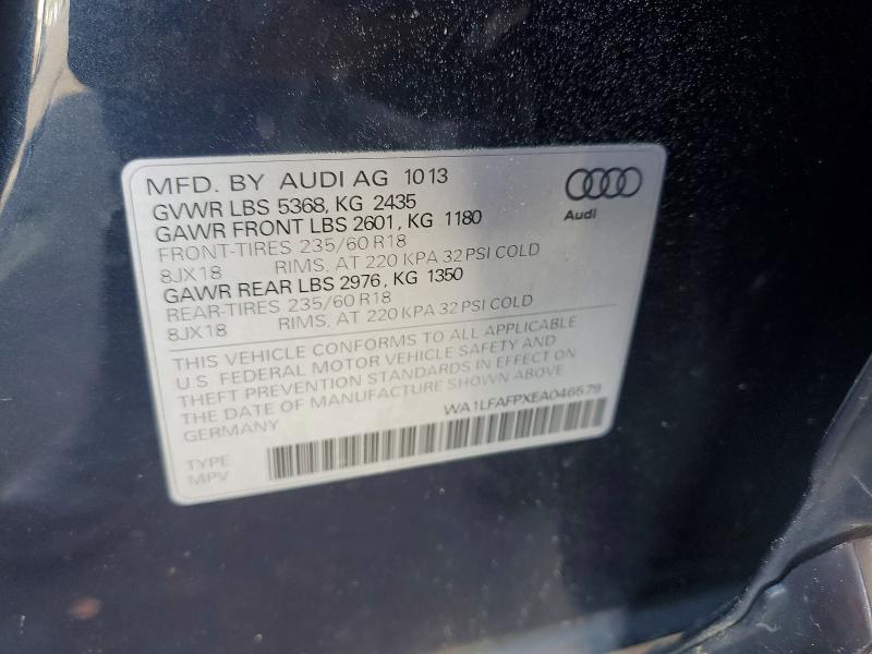 Продажа на аукционе авто 2014 Audi Q5, vin: WA1LFAFPXEA046579, номер лота: 48515756