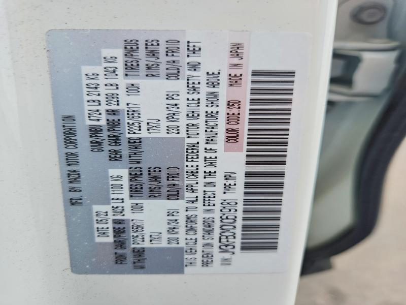 Aukcja sprzedaży 2022 Mazda Cx-5, vin: JM3KFBCM0N0619181, numer aukcji: 49376006
