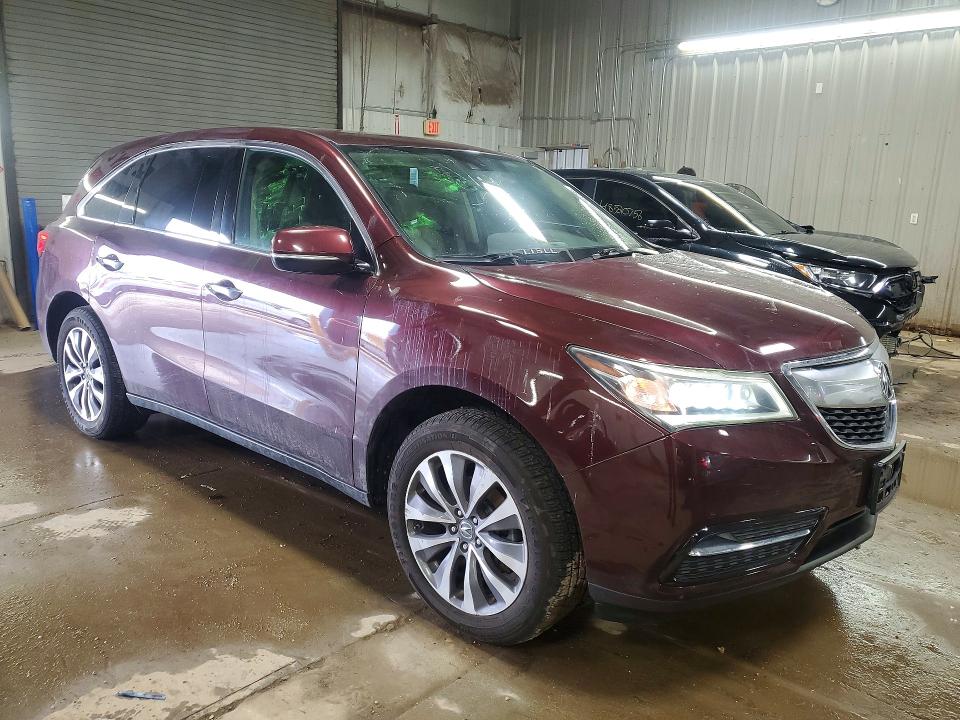2014 Acura Mdx მანქანა იყიდება აუქციონზე, vin: 5FRYD4H67EB035956, აუქციონის ნომერი: 48763676
