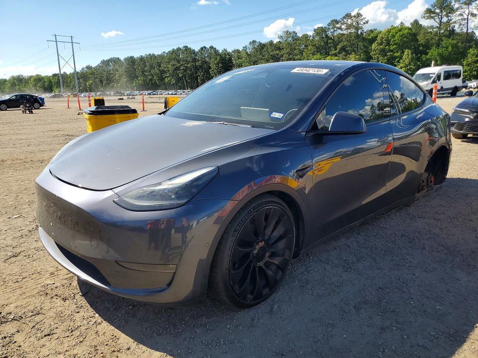 49342136 :رقم المزاد ، 7SAYGDEF7NF533171 vin ، 2022 Tesla Model Y مزاد بيع