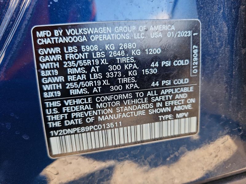 Продаж на аукціоні авто 2023 Volkswagen Id.4, vin: 1V2DNPE89PC013511, номер лоту: 49960976