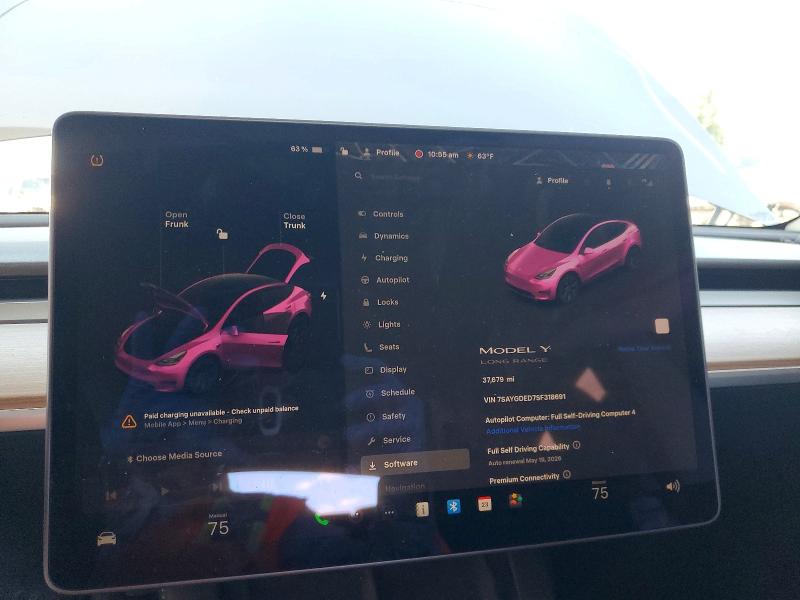 Aukcja sprzedaży 2025 Tesla Model Y, vin: 7SAYGDED7SF318691, numer aukcji: 50956536