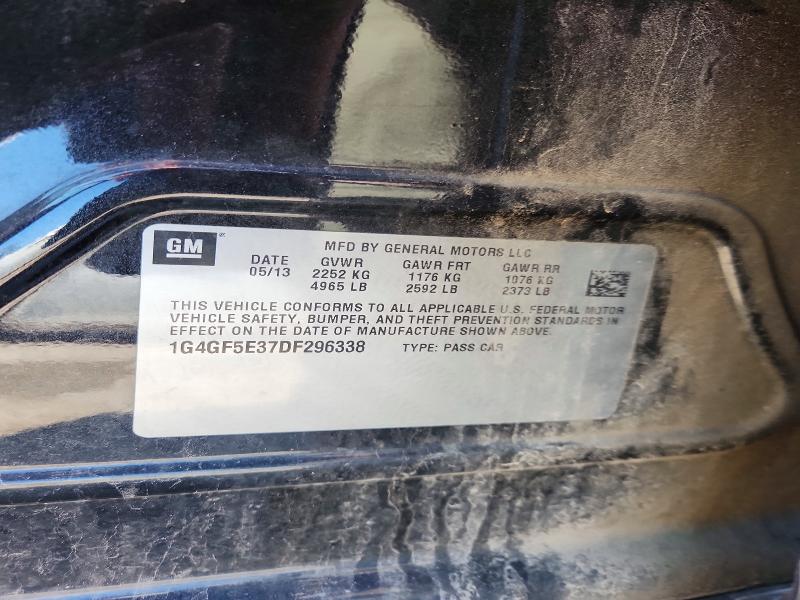 Продажа на аукционе авто 2013 Buick Lacrosse, vin: 1G4GF5E37DF296338, номер лота: 48930066