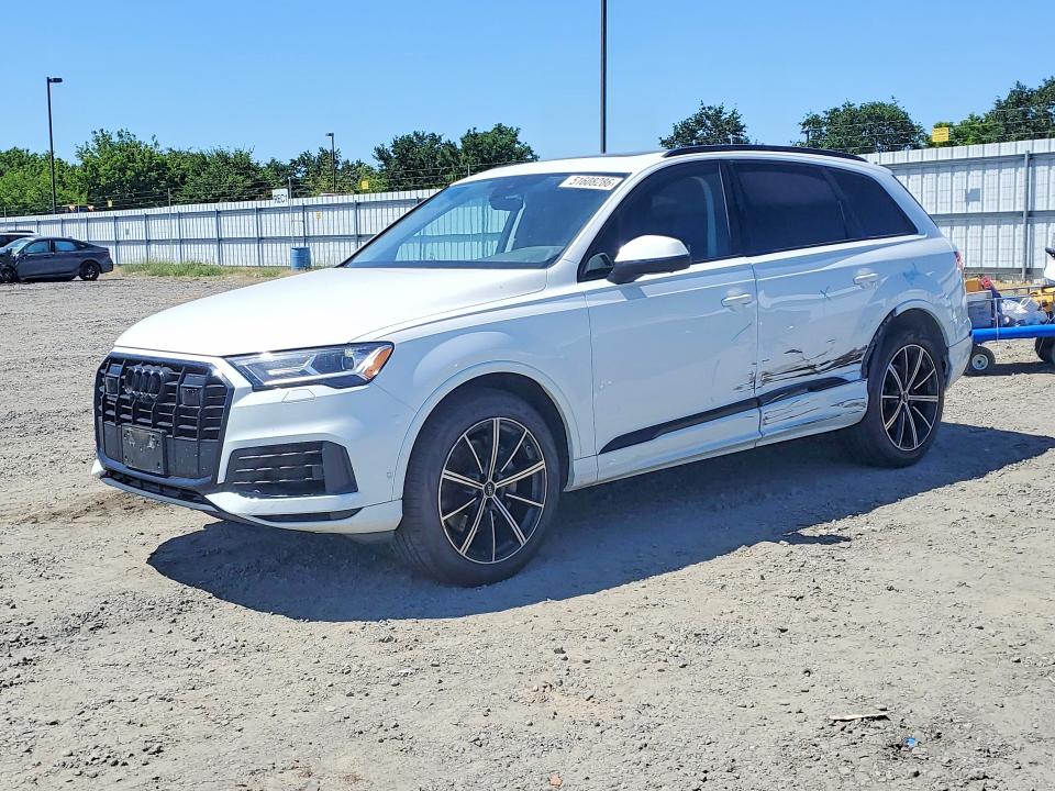 2022 Audi Q7 მანქანა იყიდება აუქციონზე, vin: WA1LXBF71ND015688, აუქციონის ნომერი: 51608286