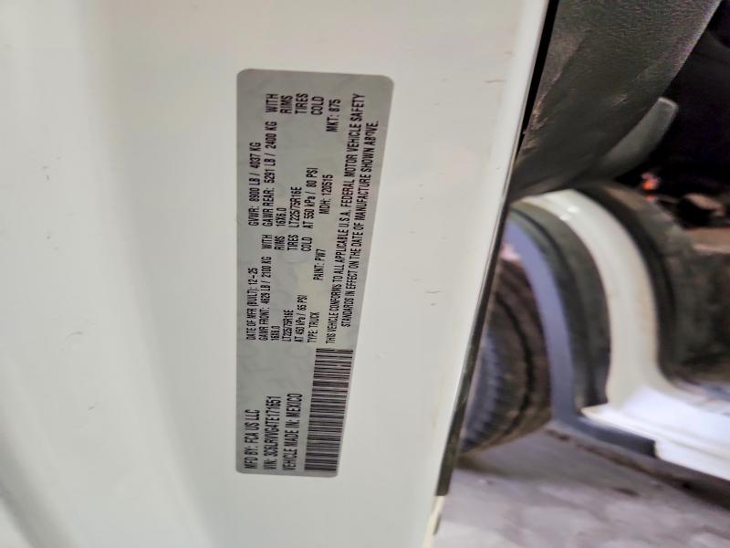 50433806 :رقم المزاد ، 3C6LRVVG4TE171651 vin ، 2026 Ram Promaster 2500 مزاد بيع