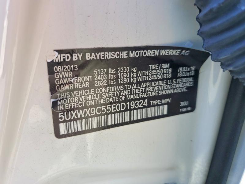 Auction sale of the 2014 Bmw X3, vin: 5UXWX9C55E0D19324, lot number: 50590566
