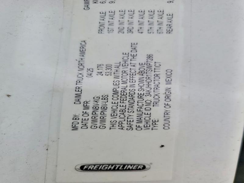 Продаж на аукціоні авто 2026 Freightliner Cascadia 126, vin: 3AKJHHDR1TSWP7286, номер лоту: 50797566