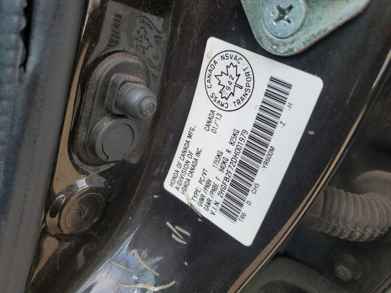Aukcja sprzedaży 2013 Honda Civic, vin: 2HGFB2F72DH001979, numer aukcji: 49517066
