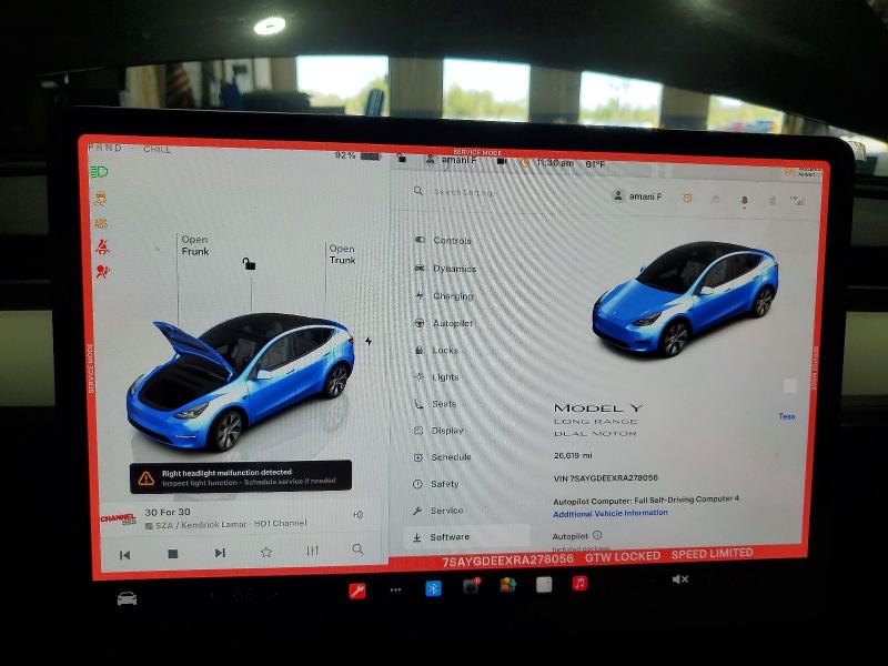 Продажа на аукционе авто 2024 Tesla Model Y, vin: 7SAYGDEEXRA278056, номер лота: 51507126