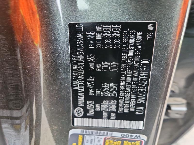 Aukcja sprzedaży 2023 Hyundai Tucson, vin: 5NMJB3AE7PH197110, numer aukcji: 51331526
