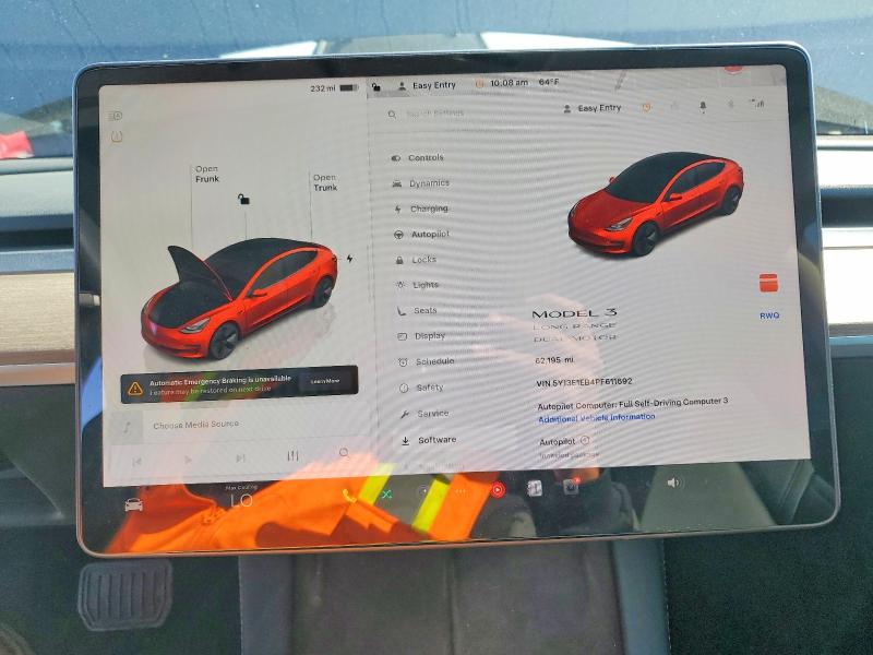 Aukcja sprzedaży 2023 Tesla Model 3, vin: 5YJ3E1EB4PF611692, numer aukcji: 47839956